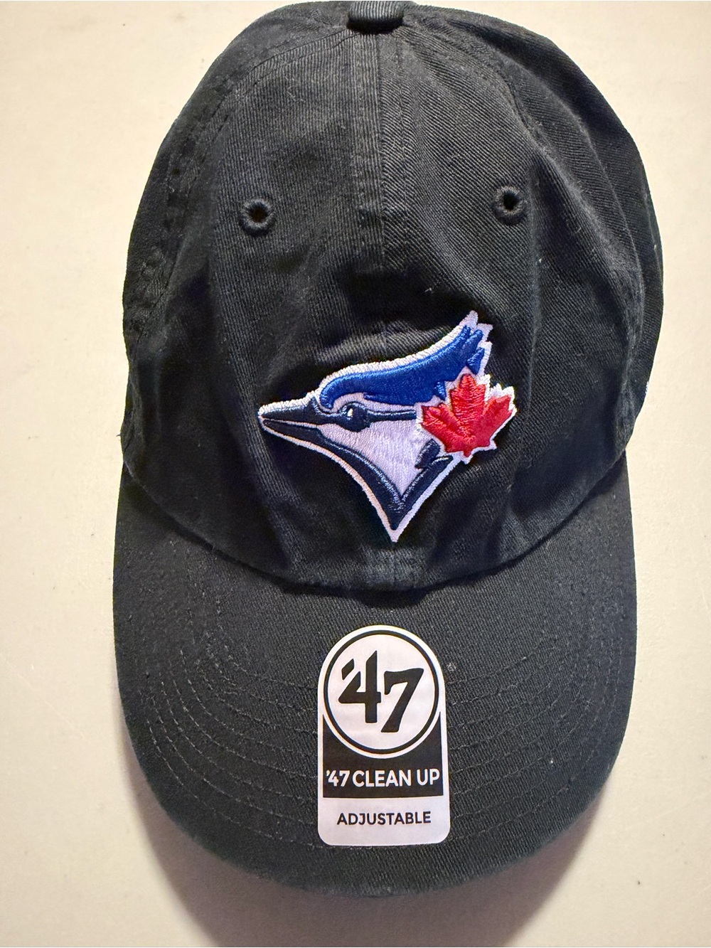 '47 Black Toronto Blue Jays black dad cap